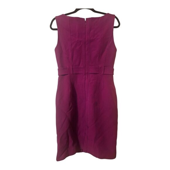 LDT Anne Marie Stretch Crepe Solid Sleeveless Dress - Size 6 - Picture 3 of 9